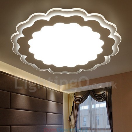 Nowoczesna, współczesna, zintegrowana metalowa lampa sufitowa Nowoczesna, współczesna, zintegrowana metalowa lampa sufitowa