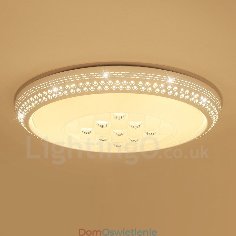 Nowoczesna, współczesna, zintegrowana lampa sufitowa