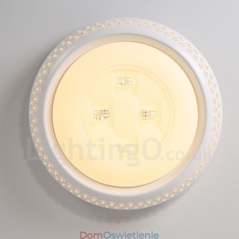 Nowoczesna, współczesna, zintegrowana lampa sufitowa