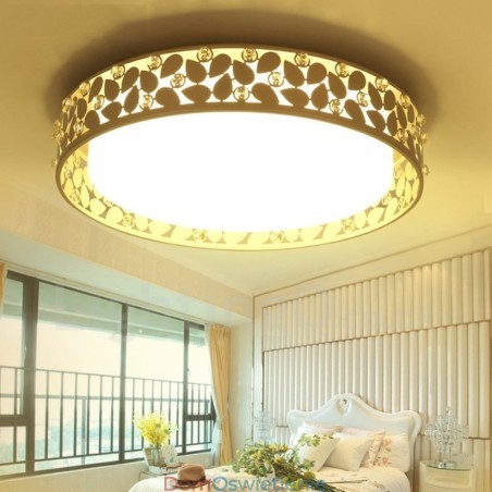 Nowoczesna, współczesna, zintegrowana metalowa lampa sufitowa Nowoczesna, współczesna, zintegrowana metalowa lampa sufitowa