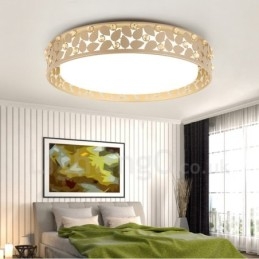 Nowoczesna, współczesna, zintegrowana metalowa lampa sufitowa
