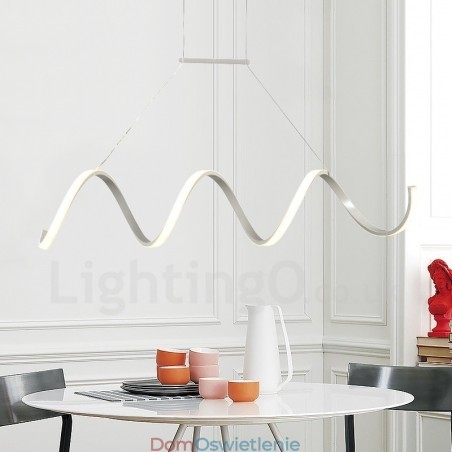 Nowoczesna, współczesna, zintegrowana lampa wisząca Nowoczesna, współczesna, zintegrowana lampa wisząca