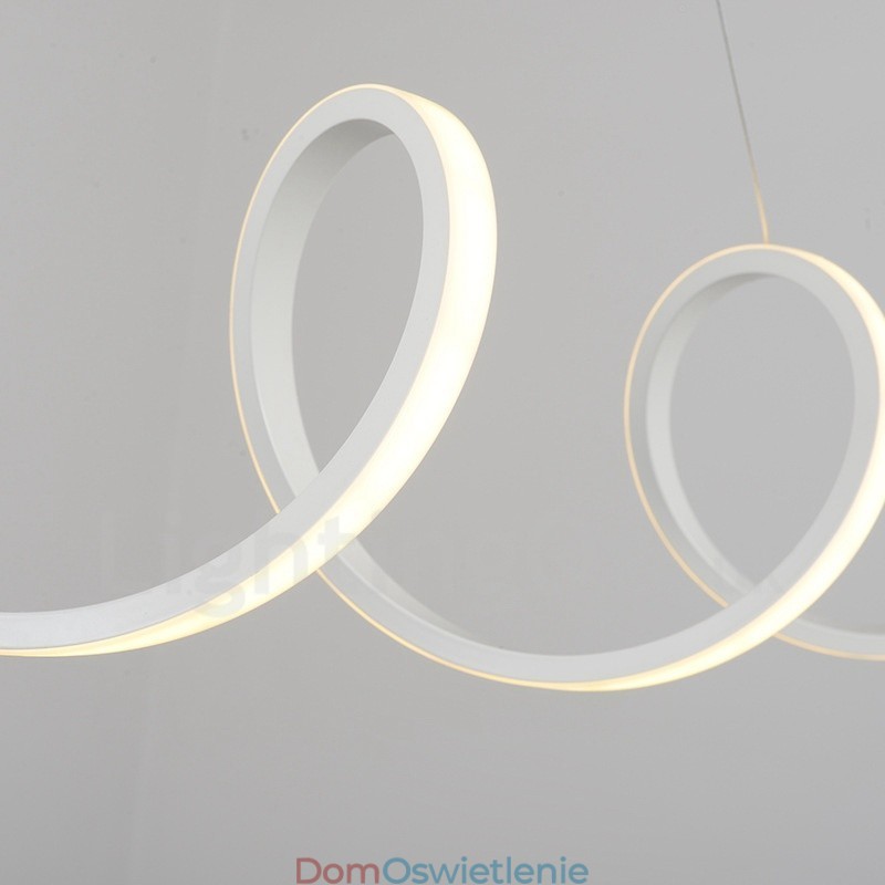 Nowoczesna, współczesna, zintegrowana lampa wisząca