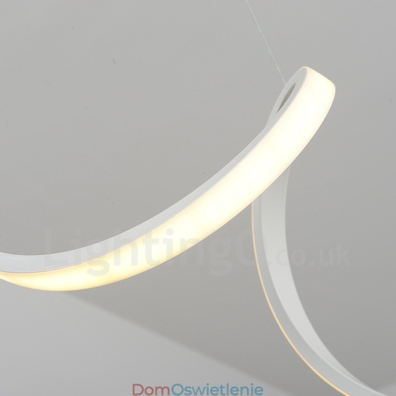 Nowoczesna, współczesna, zintegrowana lampa wisząca