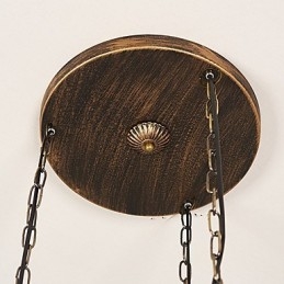 Rustykalna lampa wisząca w stylu retro retro w stylu rustykalnym