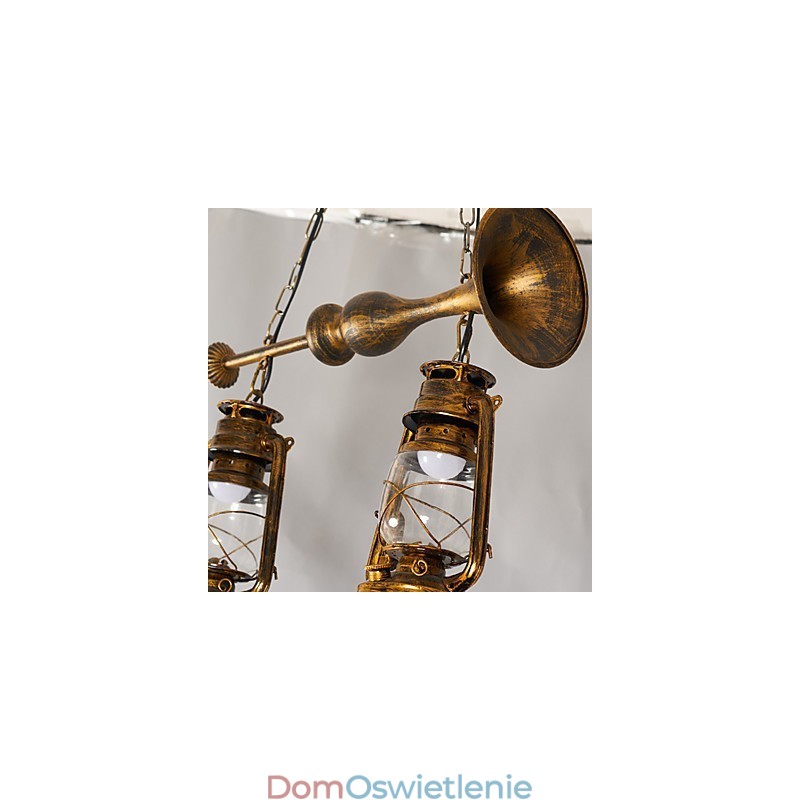 Rustykalna lampa wisząca w stylu retro retro w stylu rustykalnym