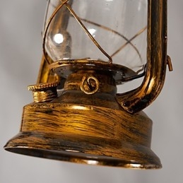 Rustykalna lampa wisząca w stylu retro retro w stylu rustykalnym