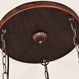 Rustykalna lampa wisząca w stylu retro retro w stylu rustykalnym
