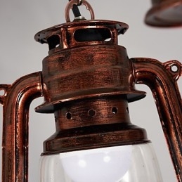 Rustykalna lampa wisząca w stylu retro retro w stylu rustykalnym