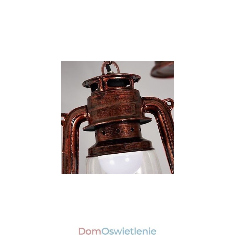 Rustykalna lampa wisząca w stylu retro retro w stylu rustykalnym