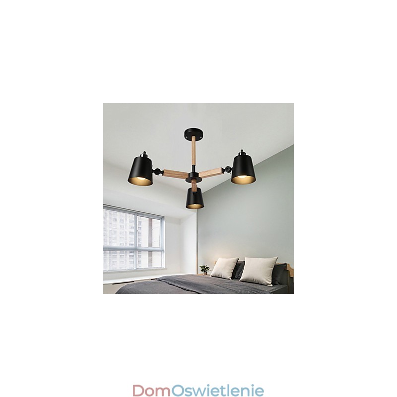 Funkcja malowania w stylu vintage na metalowym żyrandolu