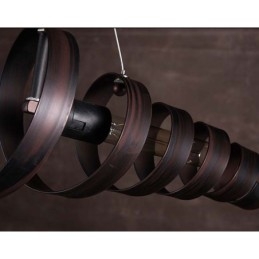 Retro Żelazna Lampa Nowoczesny Minimalistyczny Żyrandol W Stylu Industrialnym