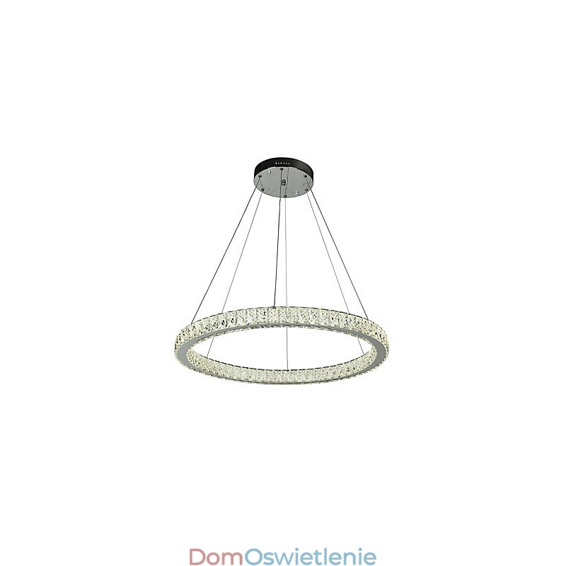 Ściemnialna lampa wisząca w kształcie pierścienia sufitowego, nowoczesny żyrandol, oświetlenie wewnętrzne ze zdalnym sterowaniem