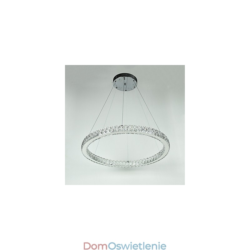 Ściemnialna lampa wisząca w kształcie pierścienia sufitowego, nowoczesny żyrandol, oświetlenie wewnętrzne ze zdalnym sterowaniem