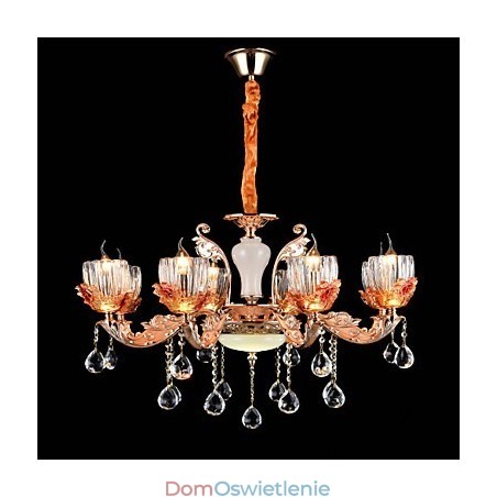 Nowoczesna współczesna tradycyjna klasyczna cecha stopu cynku dla kryształowej lampy wiszącej w stylu mini metalowej