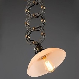 Amerykańska rustykalna lampa wisząca w stylu loftu, kute żelazo, lampa nożycowa, oświetlenie sklepowe, oświetlenie dekoracyjne
