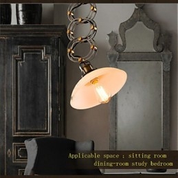 Amerykańska rustykalna lampa wisząca w stylu loftu, kute żelazo, lampa nożycowa, oświetlenie sklepowe, oświetlenie dekoracyjne