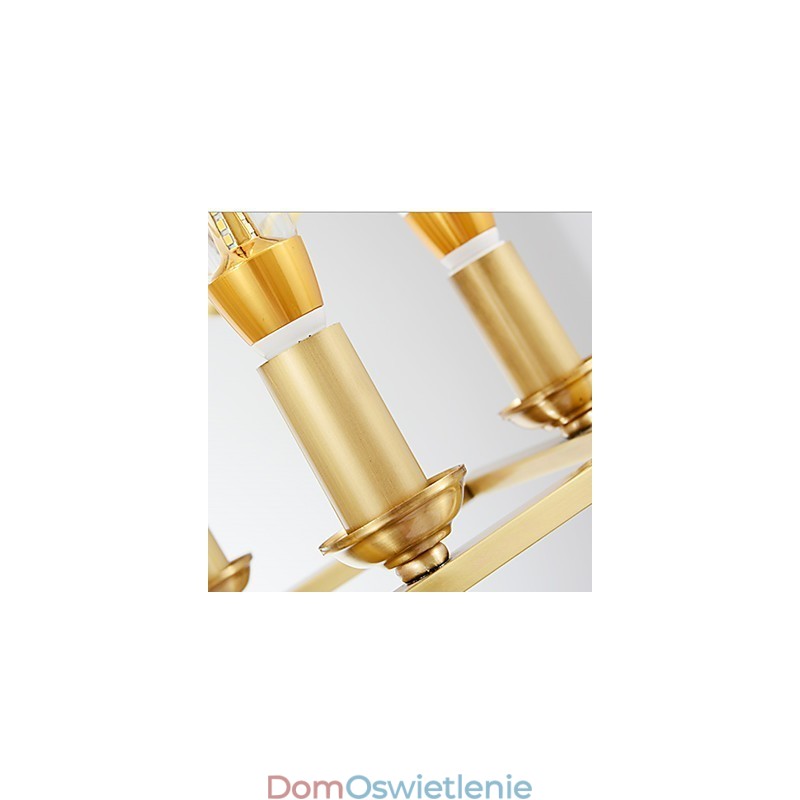 Nowoczesny współczesny mosiężny element dla projektantów metalowy żyrandol