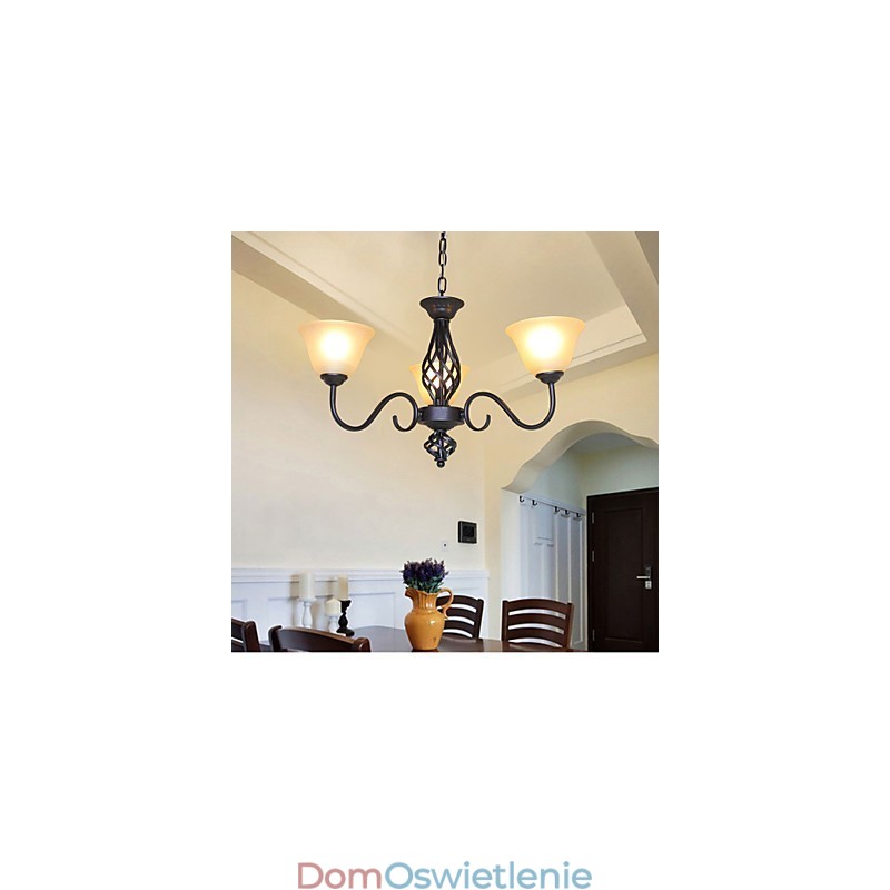 Tradycyjny Klasyczny Rustykalny Domek Vintage Retro Wiejski Inne Cecha dla Projektantów Stylu Mini Metalowy Żyrandol
