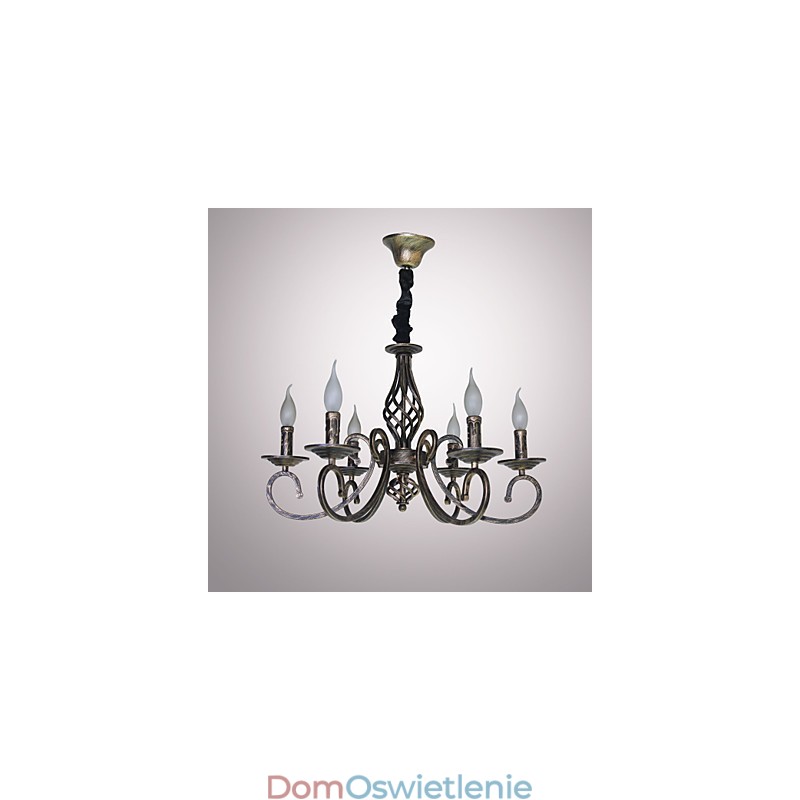 Retro Prosta Lampa Miedziana Lampa Świeca