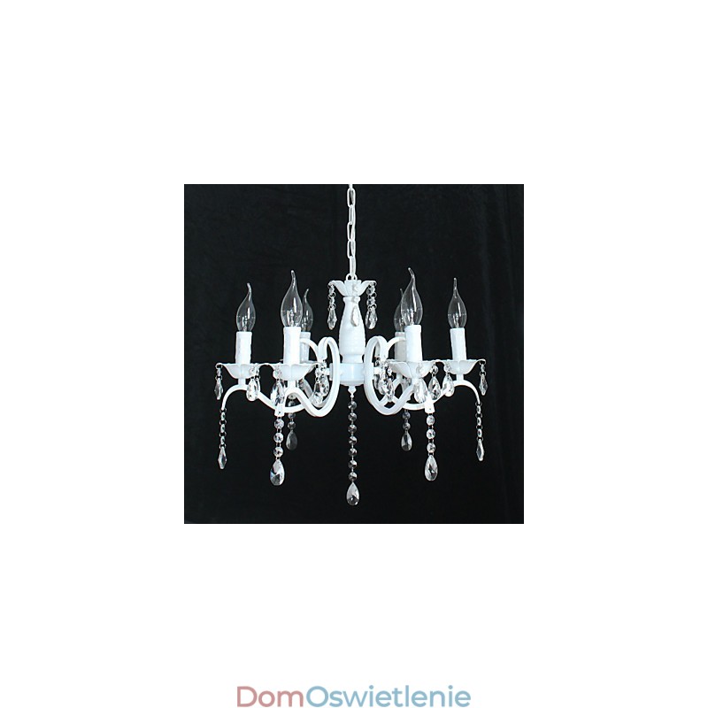 Żyrandol Nowoczesny Kryształ Mini Świeca Styl Żelazna Lampa Lampy
