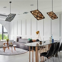 Tradycyjny Klasyczny Retro Galwanizowany Cecha dla Projektantów Metalowy Żyrandol