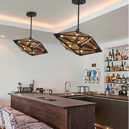 Tradycyjny Klasyczny Retro Galwanizowany Cecha dla Projektantów Metalowy Żyrandol