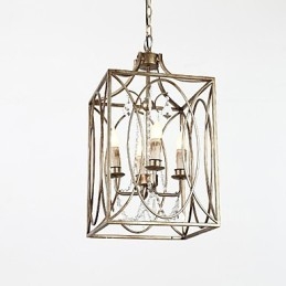 Cztery światła Vintage Metal Amercian Industrial Loft Malowanie Kolor Europejski Żyrandol Lampa Dekoracja Wnętrz Lampa Wisząca