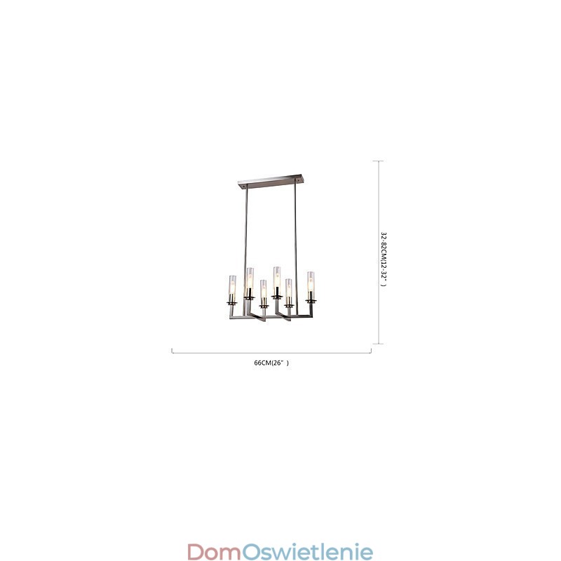 Nowoczesny minimalistyczny żyrandol