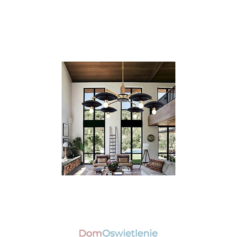 6-światłowy spersonalizowany żyrandol