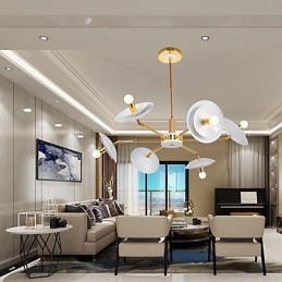 6-światłowy spersonalizowany żyrandol