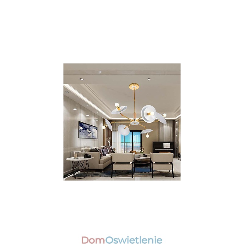 6-światłowy spersonalizowany żyrandol