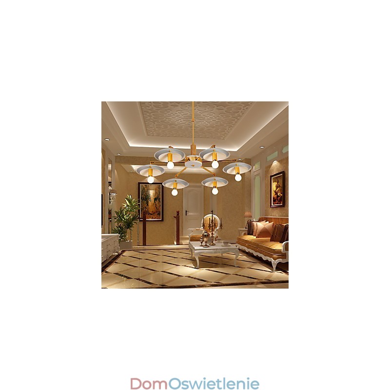 6-światłowy spersonalizowany żyrandol