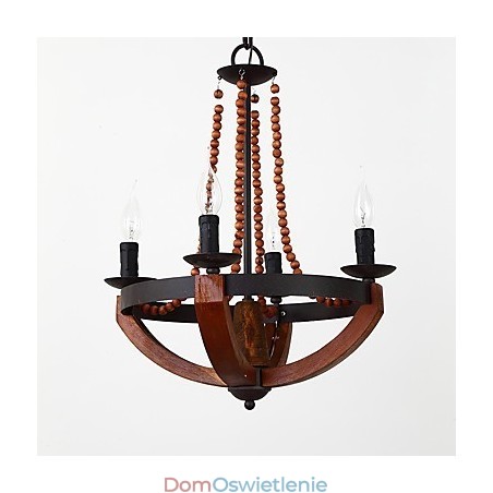 Cztery światła Vintage Painting Feature Mini Style Drewniana bambusowa lampa żyrandolowa dekoracyjna lampa wisząca Cztery światła Vintage Painting Feature Mini Style Drewniana bambusowa lampa żyrandolowa dekoracyjna lampa wisząca