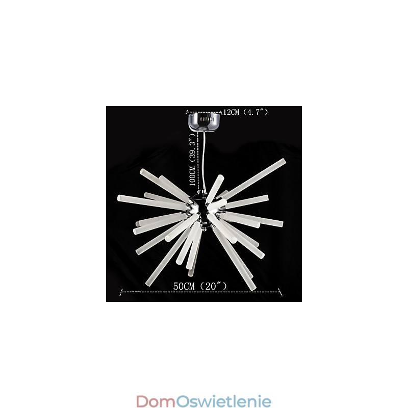 Funkcja Globe Chrome dla kryształowego metalowego żyrandola
