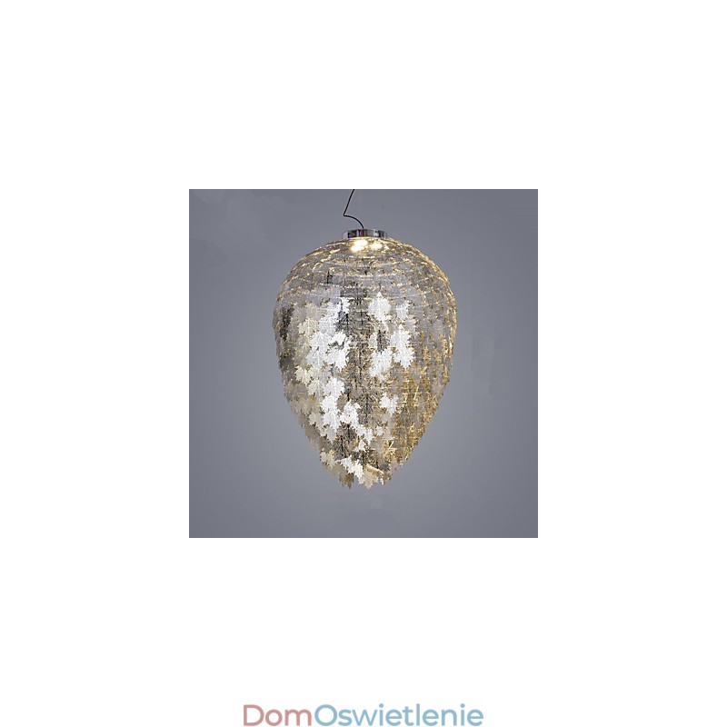 Tradycyjna klasyczna latarnia galwanizowana do miniaturowego metalowego żyrandola