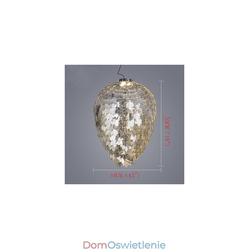 Tradycyjna klasyczna latarnia galwanizowana do miniaturowego metalowego żyrandola