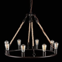 Malowanie metalowego żyrandola w stylu vintage mini