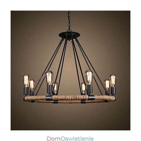 Tradycyjny Klasyczny Rustykalny Domek Vintage Retro Wiejski Malowanie Metalowa Lampa Wisząca Tradycyjny Klasyczny Rustykalny Domek Vintage Retro Wiejski Malowanie Metalowa Lampa Wisząca