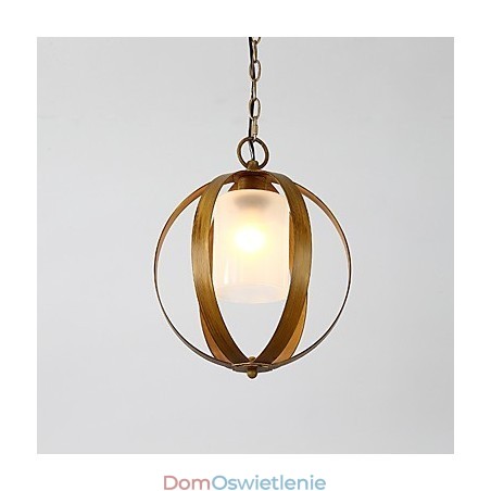 Loft Metal Amercian Industrial Style Malowanie Kolor ze Szkłem Europejska Lampa Żyrandolowa Dekoracja Wnętrz Lampa Wisząca