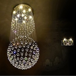 Kryształowa lampa sufitowa wisząca do wnętrz żyrandol domowy oświetlenie wiszące lampy oprawy