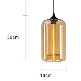 Wisząca butelka z wzorem 1-światło Minimalistyczne malowanie żelaza