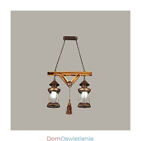 Rustykalny domek Globe Vintage Retro Country Painting Feature dla projektantów w stylu Mini Metalowy żyrandol