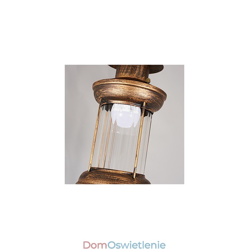 Rustykalny domek Globe Vintage Retro Country Painting Feature dla projektantów w stylu Mini Metalowy żyrandol