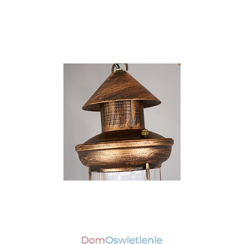 Rustykalny domek Globe Vintage Retro Country Painting Feature dla projektantów w stylu Mini Metalowy żyrandol