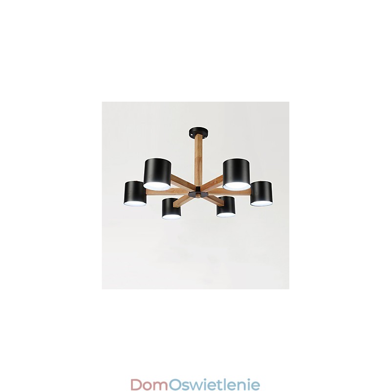 Funkcja malowania w stylu vintage na metalowym żyrandolu