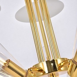 Spersonalizowany regulowany żyrandol artystyczny z lampą kierunkową