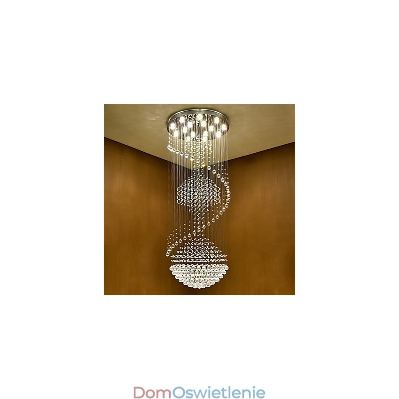 Nowoczesna kryształowa lampa wisząca sufitowa żyrandol wewnętrzny oświetlenie domowe lampy wiszące oprawy