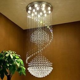 Nowoczesna kryształowa lampa wisząca sufitowa żyrandol wewnętrzny oświetlenie domowe lampy wiszące oprawy