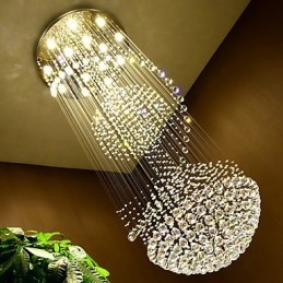 Nowoczesna kryształowa lampa wisząca sufitowa żyrandol wewnętrzny oświetlenie domowe lampy wiszące oprawy